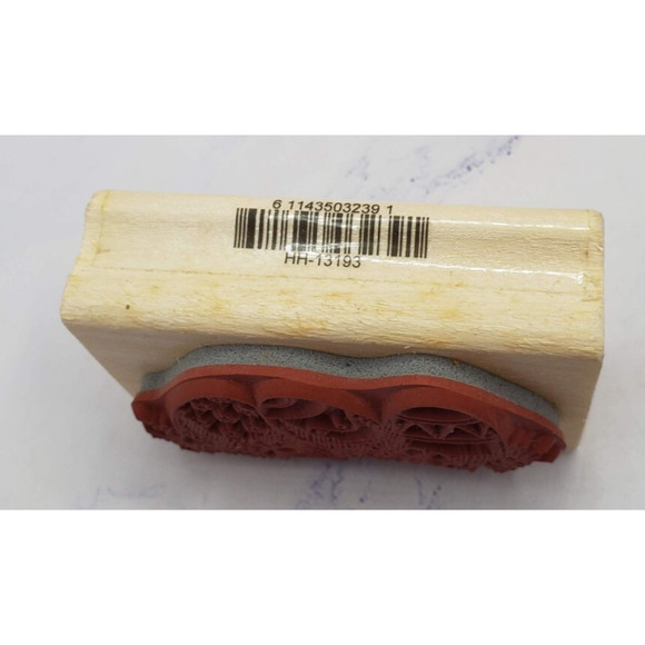 Easter Eggs In Field Uptown Rubber Stamps Wood Mounted Stamp E13193 - Picture 4 of 9
